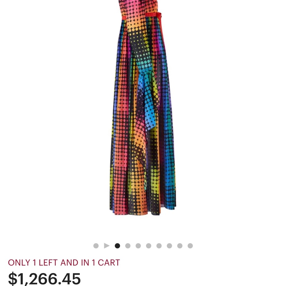 Multicolor Long Sleeve Maxi Dress - Picture 10 of 15
